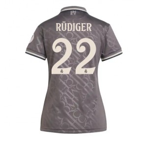 Real Madrid Antonio Rudiger #22 Tredjetröja Dam 2024-25 Kortärmad